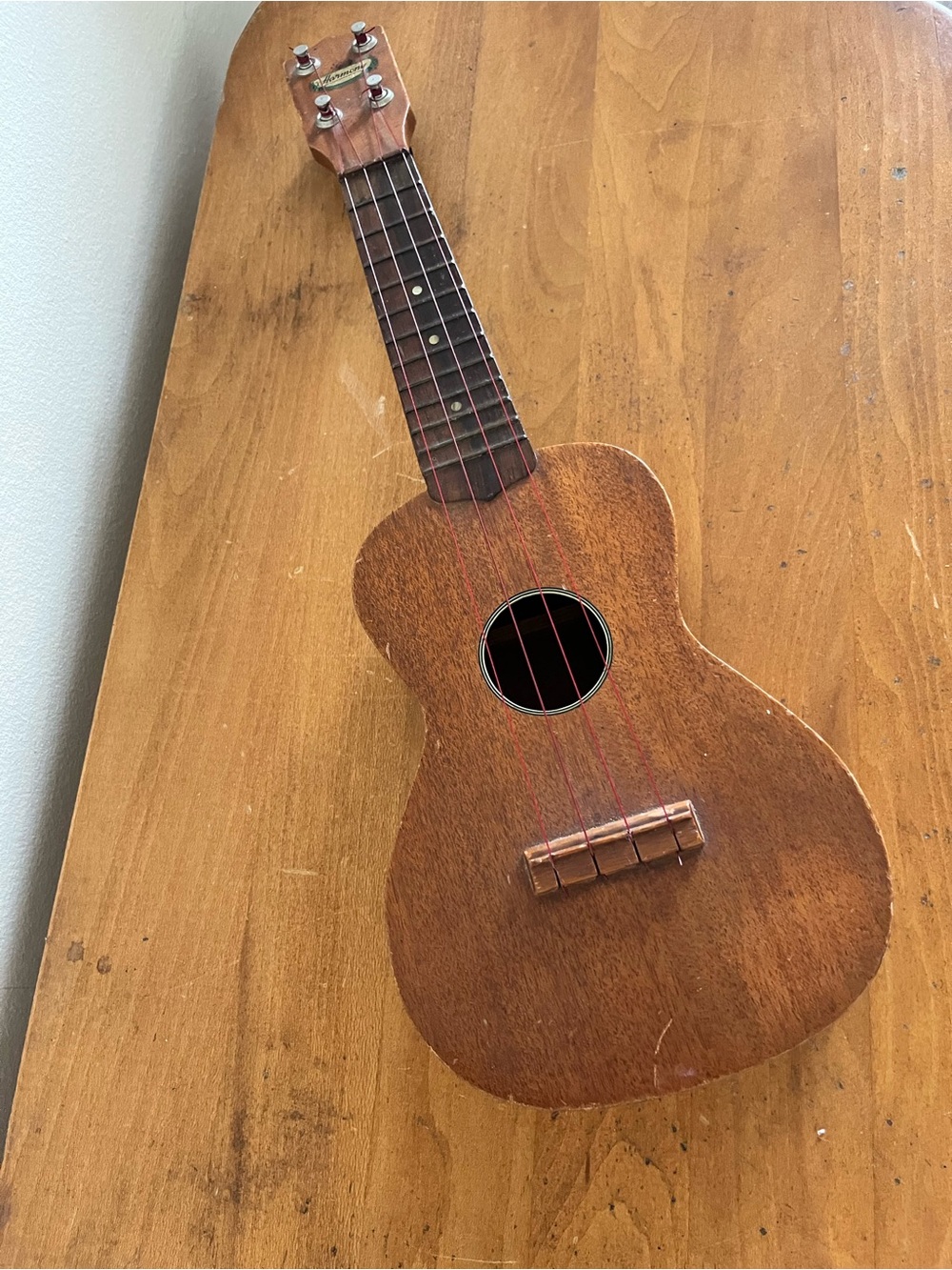 Vintage Ukuele Harmony Roy Smeck Soprano Solid Wood 40's-50's